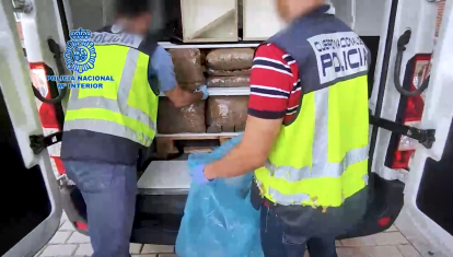 Parte del material incautado por la Policía Nacional