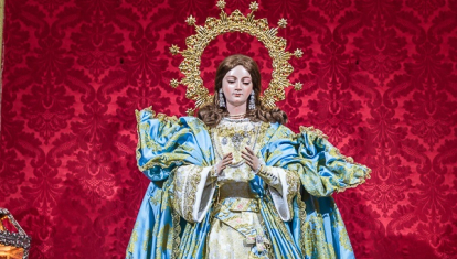 Imagen de la Inmaculada Concepción, obra de Clemente Rivas
