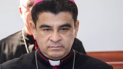 El  obispo católico nicaragüense, Rolando Álvarez