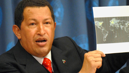 El fallecido presidente venezolano Hugo Chávez