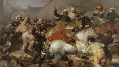 El 2 de mayo de 1808 o La carga de los mamelucos en la Puerta del Sol. Obra de Goya