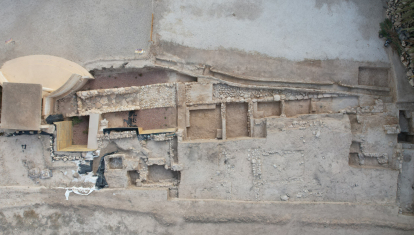 Vista de la excavación realizada en el La Alcudia en la campaña de 2024