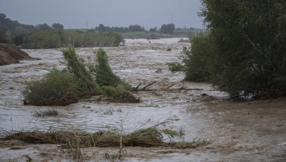 Crecida del río Magre, a 29 de octubre de 2024, en Alfar, Valencia