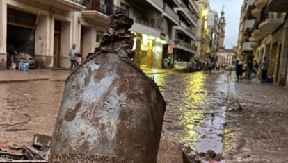 Material del museo de Algemesí (Valencia), afectado por la inundación