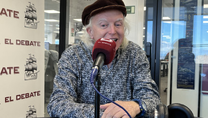 Miguel Cantilo en los estudios de El Debate