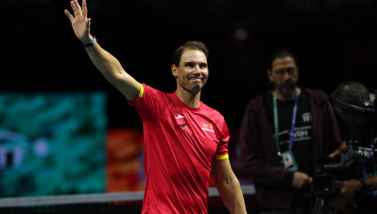 Rafa Nadal, en su despedida del tenis profesional