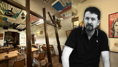 La taberna Garibaldi de Pablo Iglesias, el viernes 21 de marzo