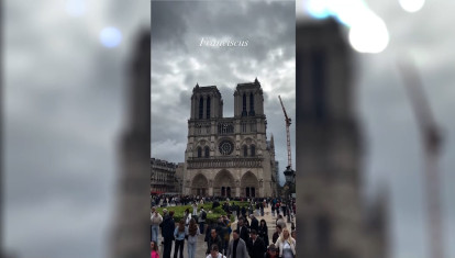 Así han sonado las campanas de Notre Dame para despedir al Papa Francisco