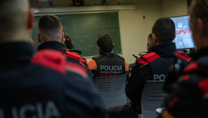 Agentes de los Mossos d'Esquadra, en una imagen de archivo