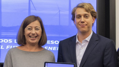 Gonzalo Conde-Pumpido junto a Francina Armengol, presidenta del Congreso de los Diputados