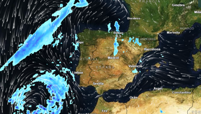 Mapa de lluvias en España para mañana