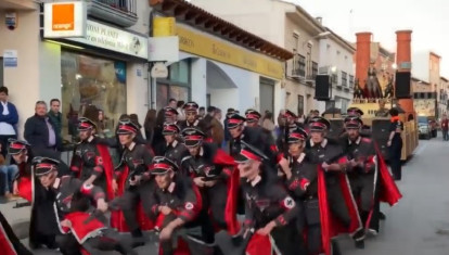 Captura de un momento de la comparsa en Campo de Criptana en 2020