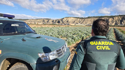 Una patrulla de la Guardia Civil