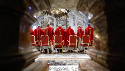 Los cardenales, en la basílica de San Pedro