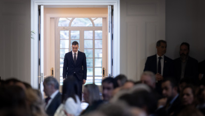 El presidente del Gobierno, Pedro Sánchez
