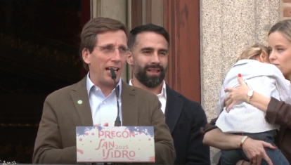 José Luis Martínez-Almeida, Dani Carvajal, su mujer y su hijo