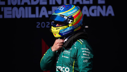 Fernando Alonso, en el Gran Premio de Emilia Romaña