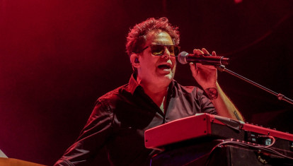 El cantautor Andrés Calamaro durante una actuación
