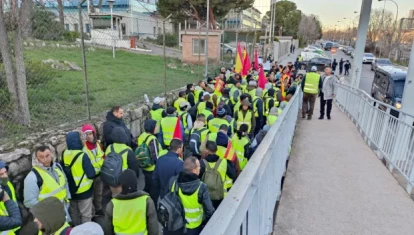 Este colectivo ha protestado ya varias veces en Madrid y Almería, en la imagen frente a la DGT