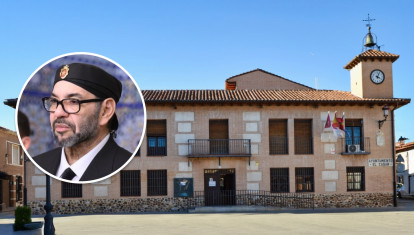 Montaje del Ayuntamiento de El Casar y Mohamed VI