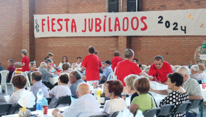 Fiesta de los jubilados en Mequinenza, en una imagen de archivo