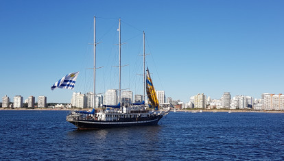El buque escuela uruguayo Capitán Miranda