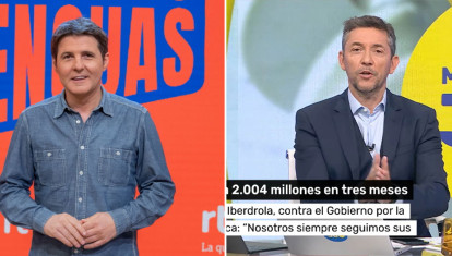 Jesús Cintora, presentador de Malas Lenguas, y Javier Ruiz, presentador de Mañaneros 360
