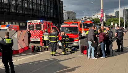 Imágenes tras el ataque a cuchillo en Hamburgo