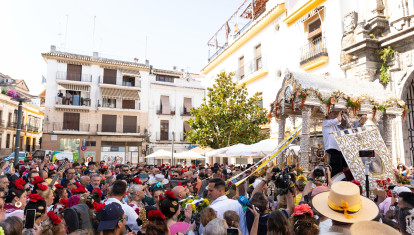 Salida de la Hermandad del Rocío de Córdoba desde San Pablo