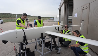 Jaén protagoniza el primer transporte europeo de medicamentos mediante el uso de drones