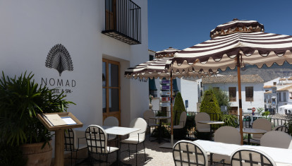 Imagen de la entrada del nuevo hotel Nomad en Altea