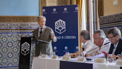 Salvador Fuentes, durante su intervención