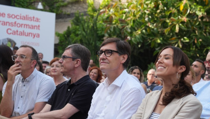 El presidente catalán, Salvador Illa, en un acto este viernes