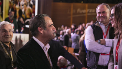 El expresidente del PSOE Castilla-La Mancha y expresidente de la Junta de Castilla-La Mancha, José Bono, durante la inauguración del 13º Congreso del PSOE de Castilla-La Mancha, en el Hotel Beatriz Toledo, a 18 de enero de 2025, en Toledo, Castilla-La Mancha (España). Durante el Congreso, los socialistas de Castilla-La Mancha abordan temas como la financiación autonómica, garantizando la igualdad en el acceso de los servicios esenciales y al mismo tiempo que no permita privilegios de unas comunidades autónomas frente a otras.

Juanma Jiménez / Europa Press
18 ENERO 2025;CONGRESO;PSOE;CLM;PRESIDENTE;INAUGURACIÓN
18/1/2025