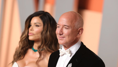 Lauren Sánchez  y Jeff Bezos