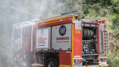 Un camión de bomberos en Barcelona, en una imagen de archivo