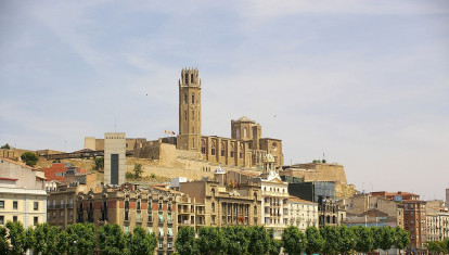 Vista de la Seu Vella de Lérida, en una imagen de archivo