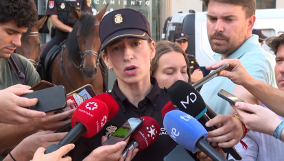 La portavoz de la Policía Nacional comparece ante la prensa