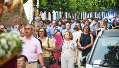 La procesión del Corpus de Cañero, en imágenes