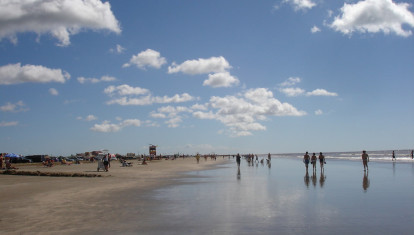 Playa de Cassino, en Brasil.