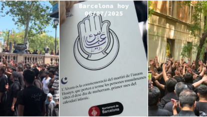 Cientos de musulmanes chiíes celebran la Ashura en Barcelona