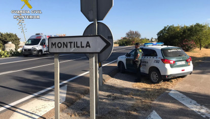 Agentes de la Guardia Civil del Puesto Principal de Montilla