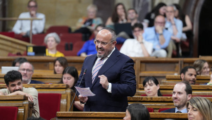El presidente del Partido Popular catalán, Alejandro Fernández