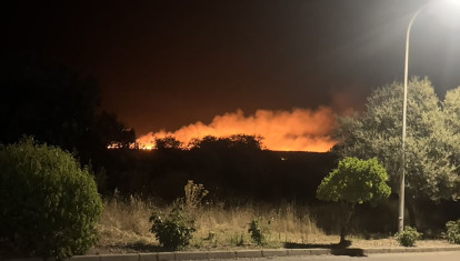 Incendio forestal en la Siberia Extremeña