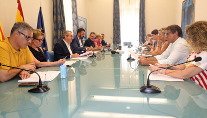 Imagen de la reunión del Consejo Rector del Patronato Costa Blanca de la Diputación de Alicante