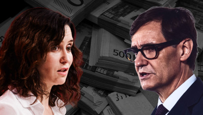 Isabel Díaz Ayuso y Salvador Illa han discrepado recientemente por la financiación autonómica