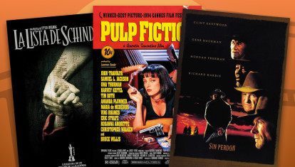 Carteles de La lista de Schindler, Pulp Fiction y Sin perdón