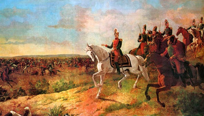 Batalla de Junín - Oleo de Martín Tovar y Tovar