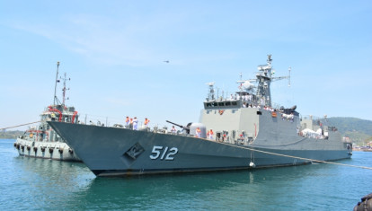 Una de las corbetas de la Armada Tailandesa que será modernizada