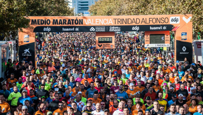 Imagen de archivo del Medio Maratón de Valencia.